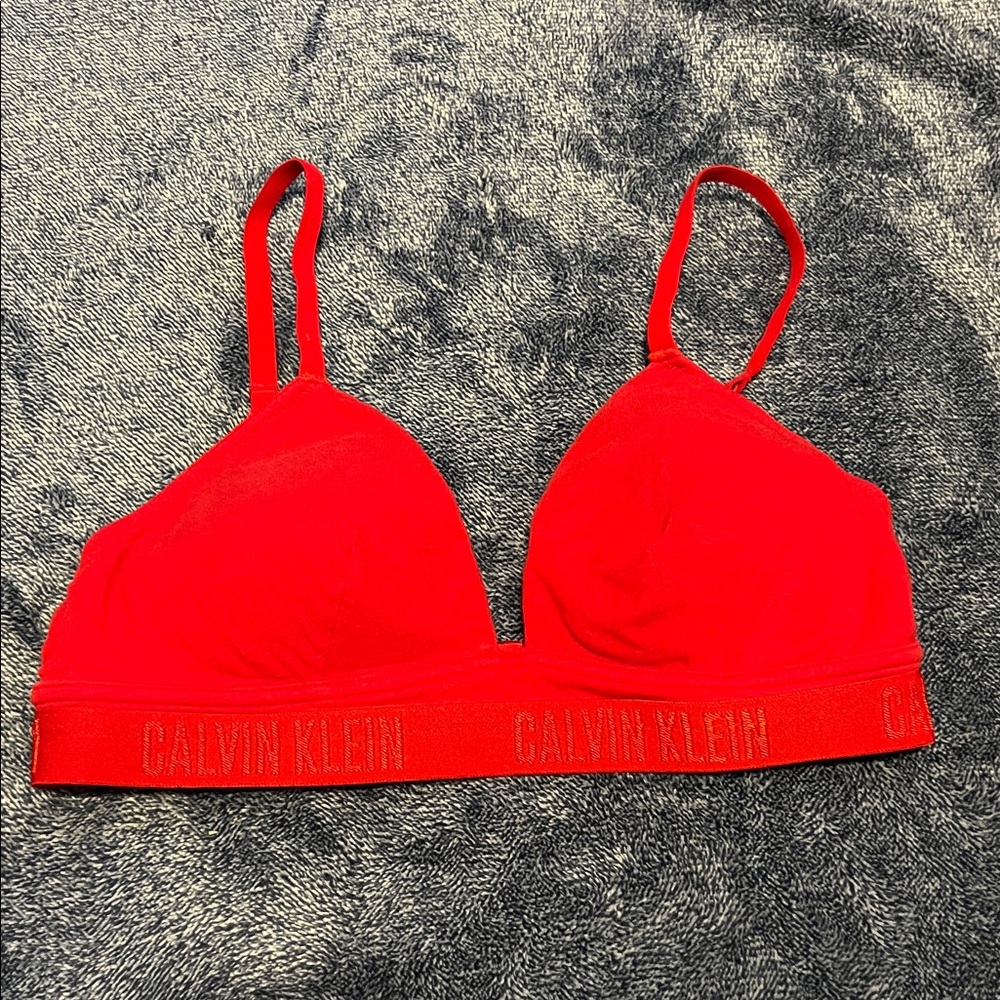 Calvin Klein Bold Red Bralette